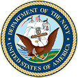 Seal of the Department of the Navy, a key partner for our Waterfront Training Solutions.