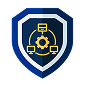Icon of a shield protecting interconnected systems vital for mission readiness.