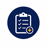 Checklist icon for mission readiness planning and preparation.