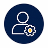 Personnel configuration icon for mission readiness.