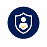 Person in shield with checkmark for verified mission readiness.