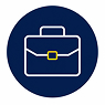 Briefcase icon for professional mission readiness