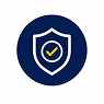 Shield icon with a checkmark representing mission readiness.