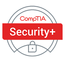 CompTIA Security+ logo for cybersecurity certification.